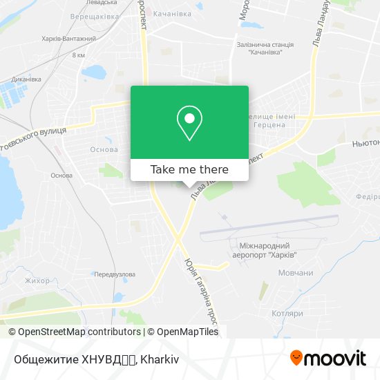 Общежитие ХНУВД🏢🎓 map
