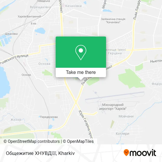 Карта Общежитие ХНУВД🏢🎓