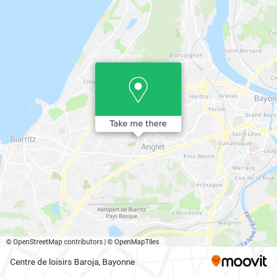 Centre de loisirs Baroja map