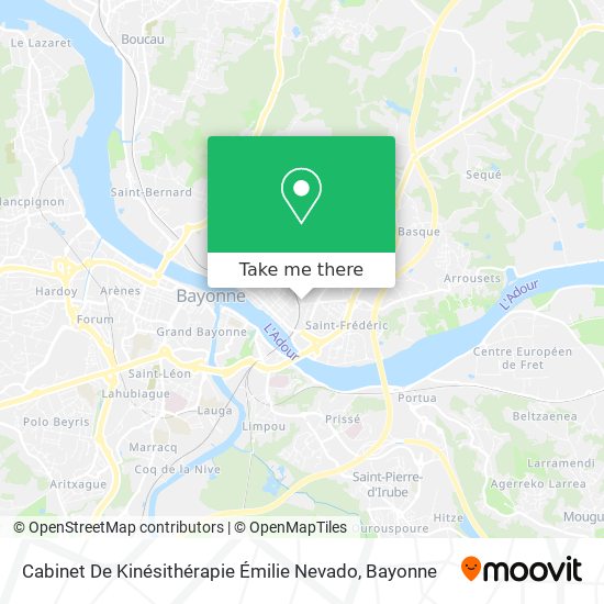 Cabinet De Kinésithérapie Émilie Nevado map