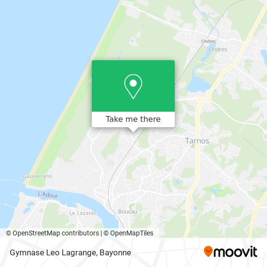 Gymnase Leo Lagrange map