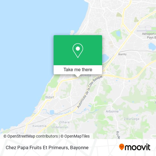 Chez Papa Fruits Et Primeurs map