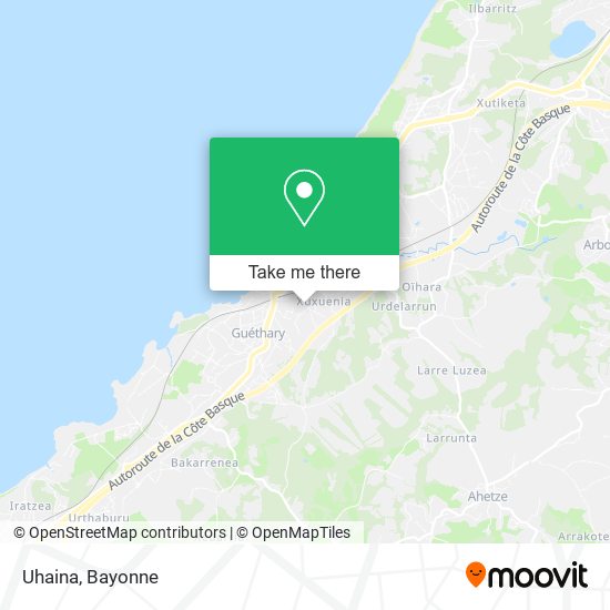 Uhaina map