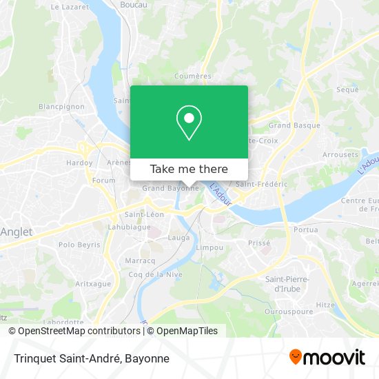 Trinquet Saint-André map