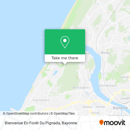 Bienvenue En Forêt Du Pignada map