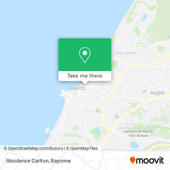 Résidence Carlton map