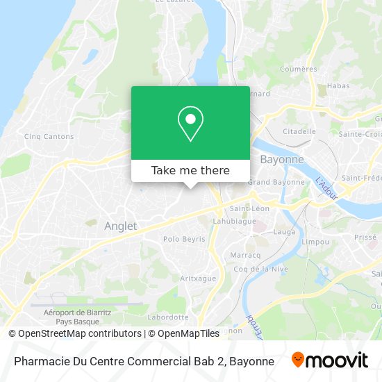 Mapa Pharmacie Du Centre Commercial Bab 2