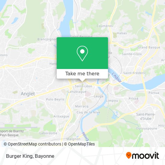 Burger King map