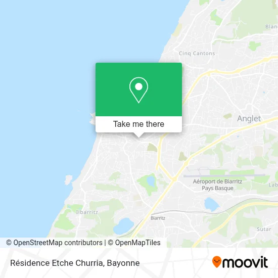 Résidence Etche Churria map