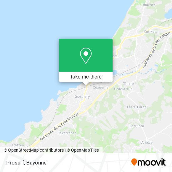 Prosurf map