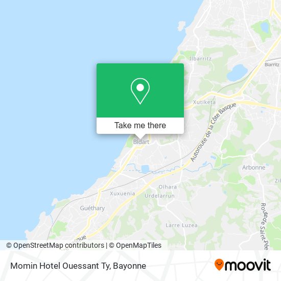 Momin Hotel Ouessant Ty map