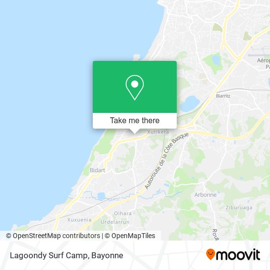 Lagoondy Surf Camp map