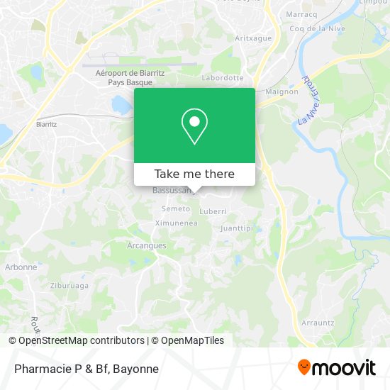 Mapa Pharmacie P & Bf