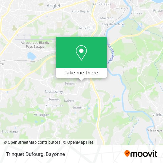 Trinquet Dufourg map