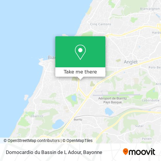 Domocardio du Bassin de L Adour map