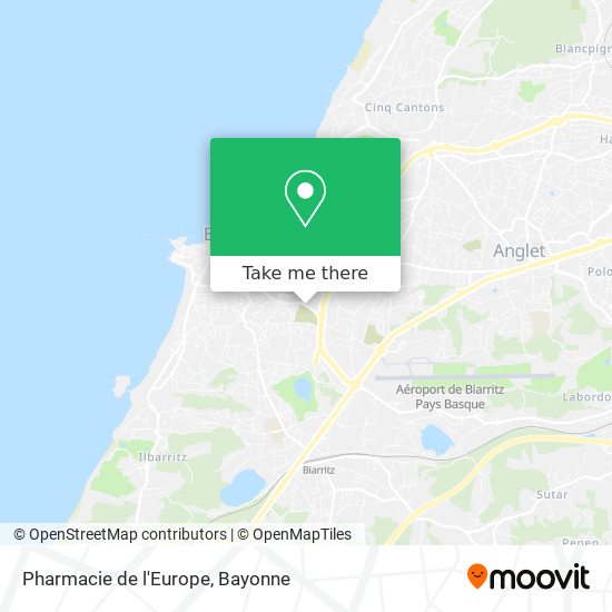 Pharmacie de l'Europe map