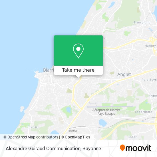 Alexandre Guiraud Communication map