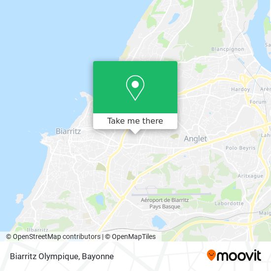 Biarritz Olympique map