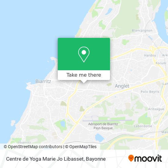 Mapa Centre de Yoga Marie Jo Libasset