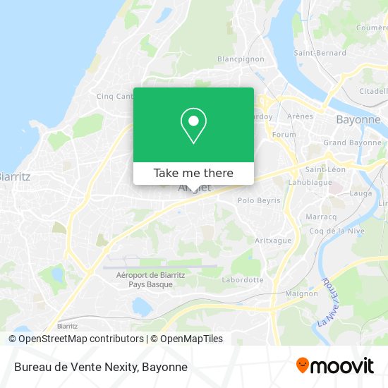 Bureau de Vente Nexity map