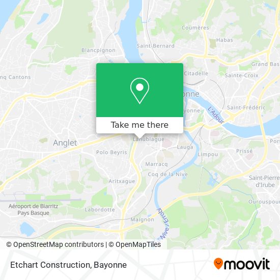 Etchart Construction map