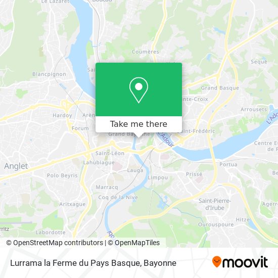 Lurrama la Ferme du Pays Basque map