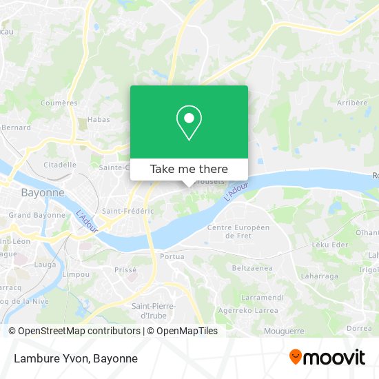 Lambure Yvon map