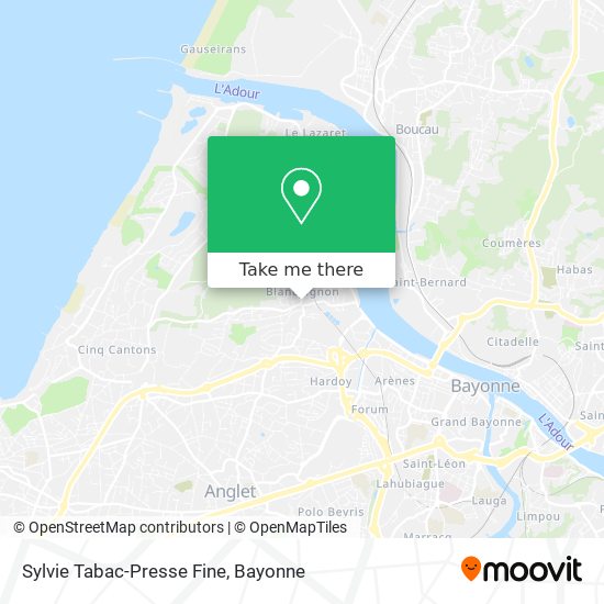 Mapa Sylvie Tabac-Presse Fine