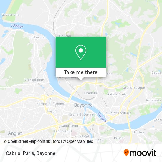 Mapa Cabrisi Paris