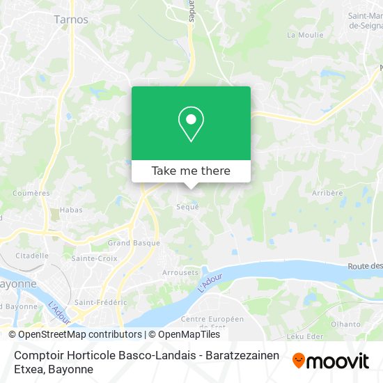 Comptoir Horticole Basco-Landais - Baratzezainen Etxea map