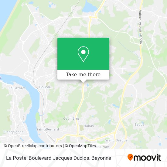 La Poste, Boulevard Jacques Duclos map