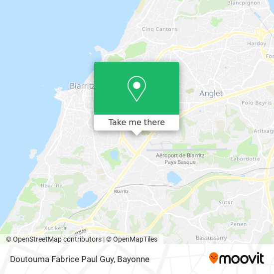 Doutouma Fabrice Paul Guy map