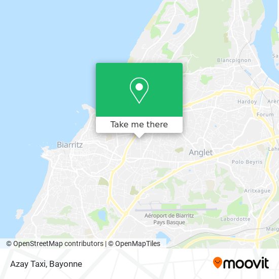 Mapa Azay Taxi