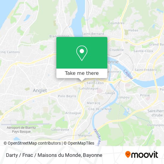 Mapa Darty / Fnac / Maisons du Monde