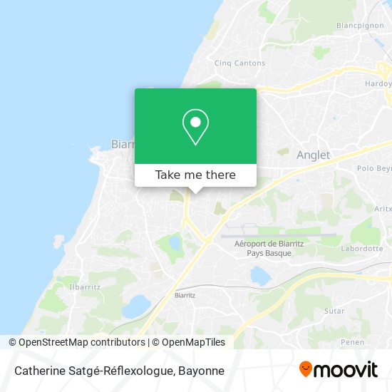 Catherine Satgé-Réflexologue map