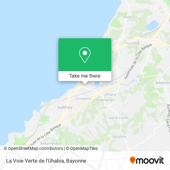 La Voie Verte de l'Uhabia map