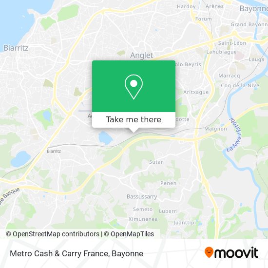 Metro Cash & Carry France map