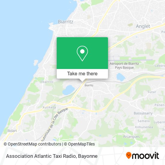 Association Atlantic Taxi Radio map