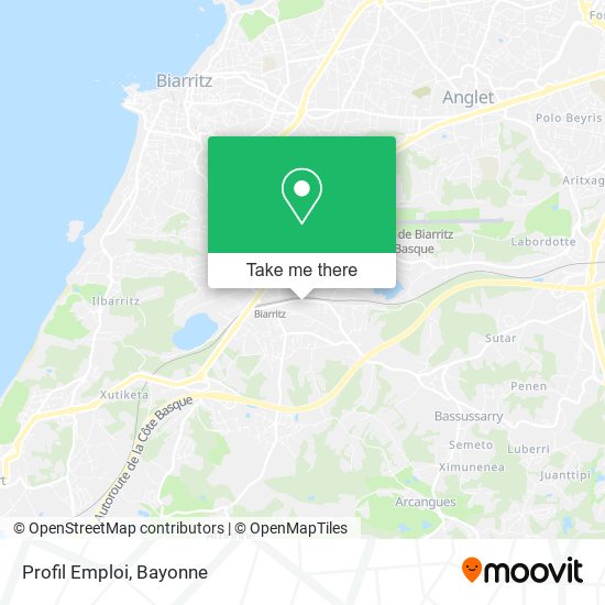 Profil Emploi map