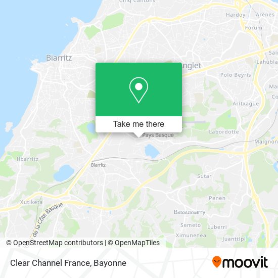 Clear Channel France map