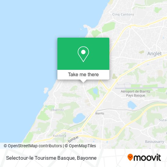 Selectour-le Tourisme Basque map