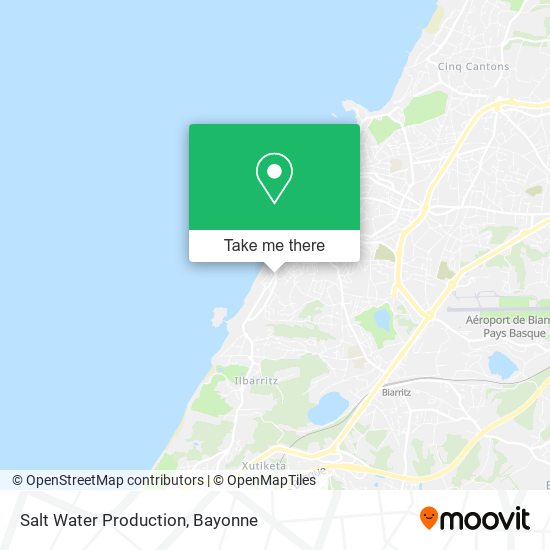 Salt Water Production map