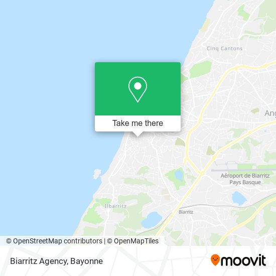 Biarritz Agency map