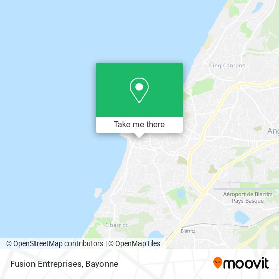 Fusion Entreprises map