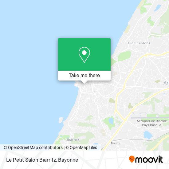 Le Petit Salon Biarritz map