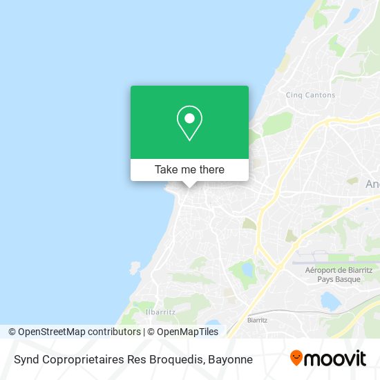 Synd Coproprietaires Res Broquedis map