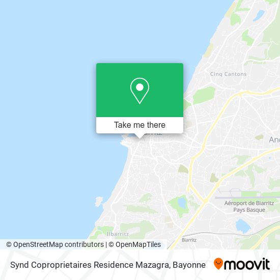 Synd Coproprietaires Residence Mazagra map