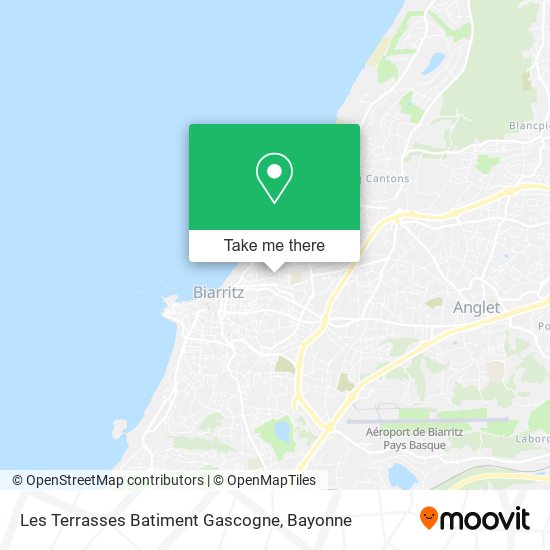 Les Terrasses Batiment Gascogne map