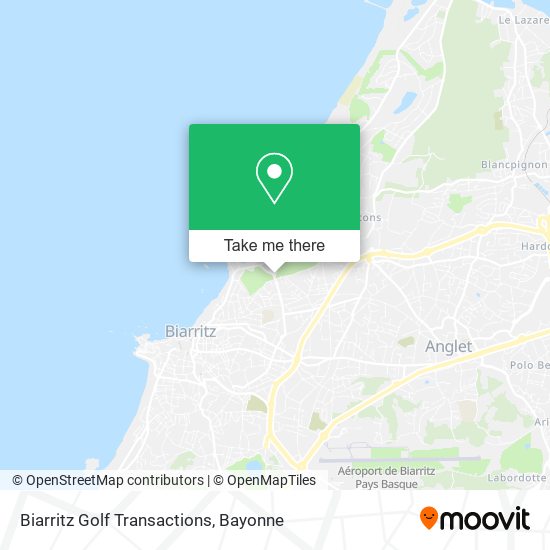 Mapa Biarritz Golf Transactions