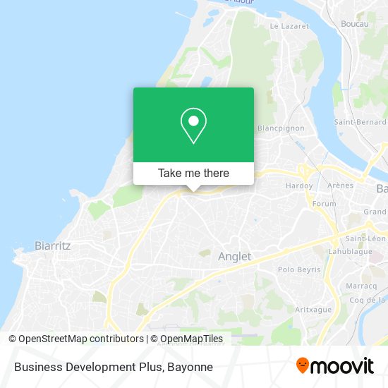 Business Development Plus map
